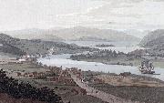 John William Edy Town of Porsground oil painting on canvas